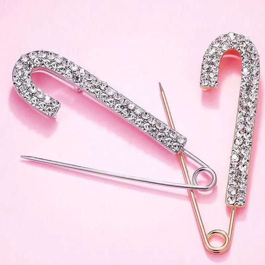New Luxury Crystal Rhinestone Brooch for Women Girls