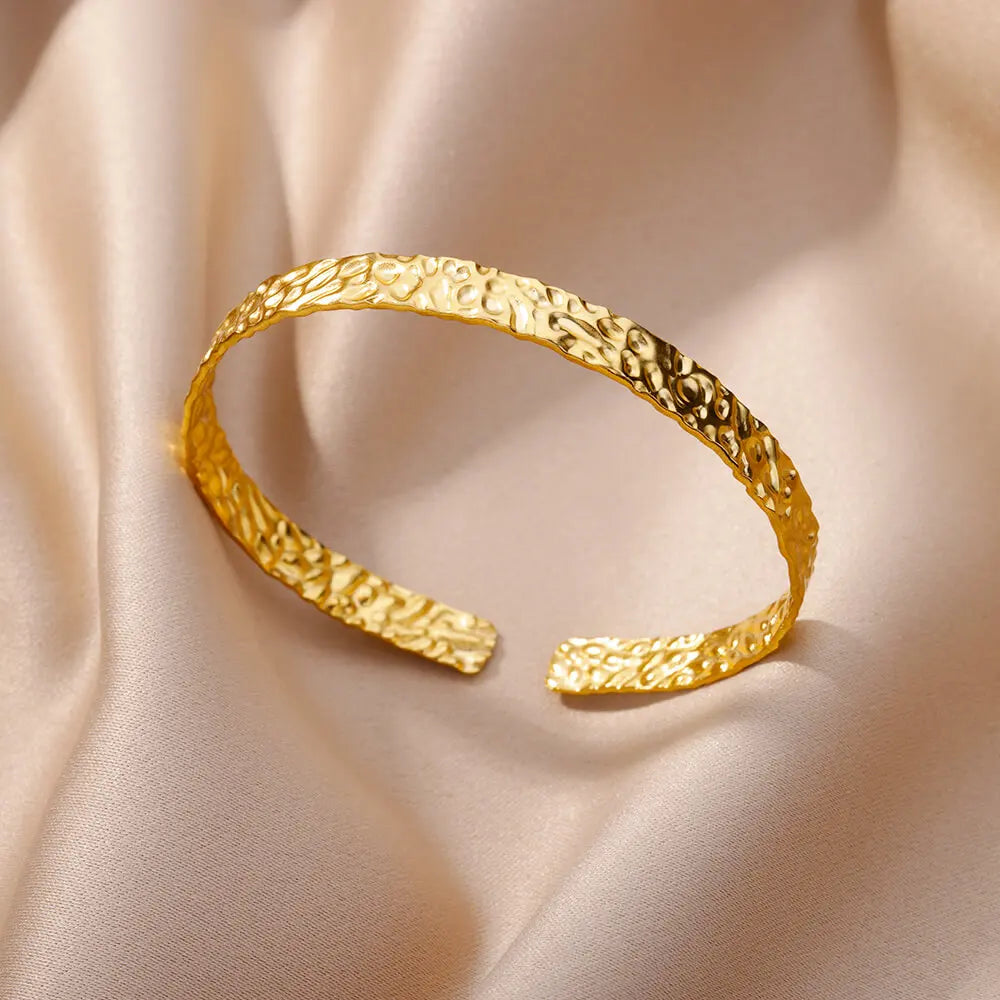 Gold Plated Bangle Bracelet for Women