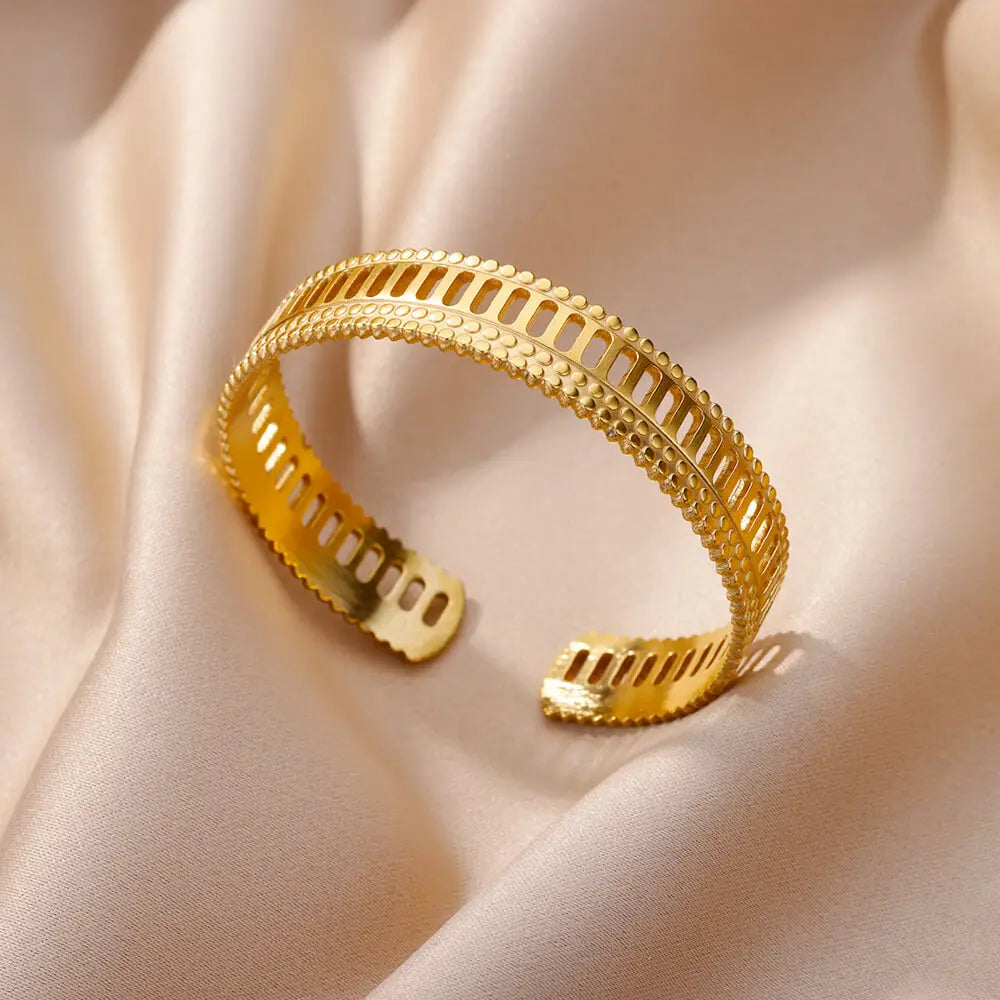 Gold Plated Bangle Bracelet for Women