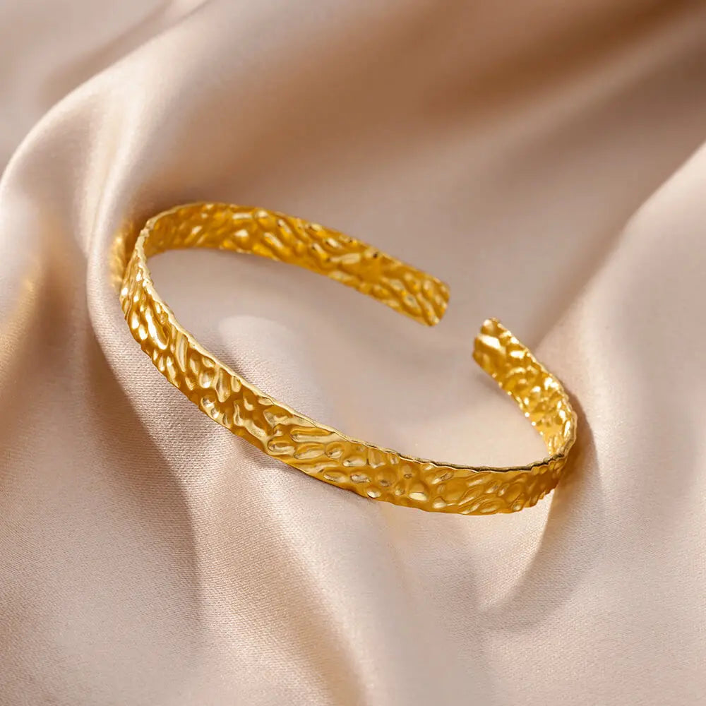 Gold Plated Bangle Bracelet for Women