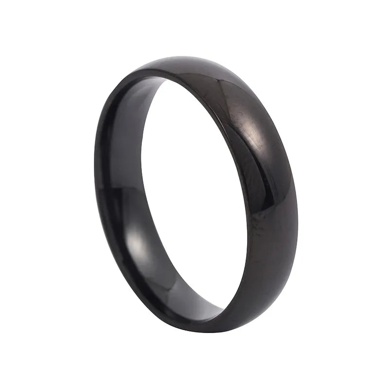 Simple Smooth Stainless Steel Ring
