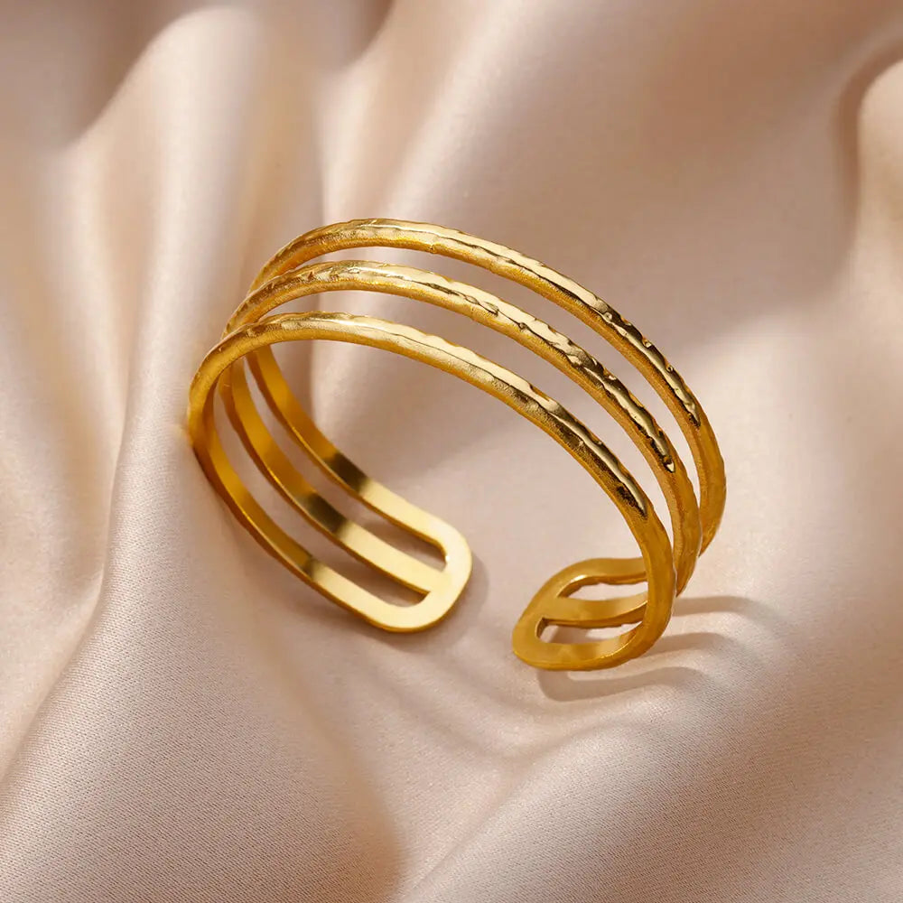 Gold Plated Bangle Bracelet for Women