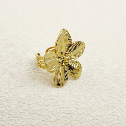 2PC Women's Fashion Trendy Stainless Steel Flower Earring