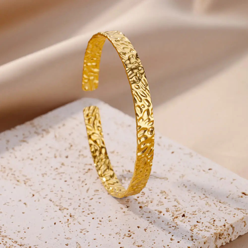 Gold Plated Bangle Bracelet for Women