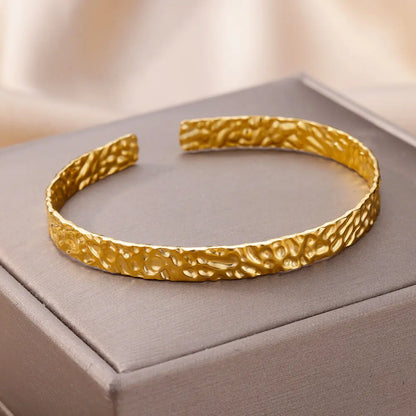 Gold Plated Bangle Bracelet for Women