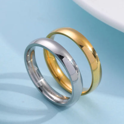 Simple Smooth Stainless Steel Ring